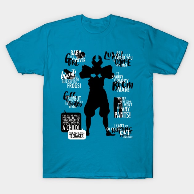 ATLA: Aang Quotes T-Shirt by firlachiel